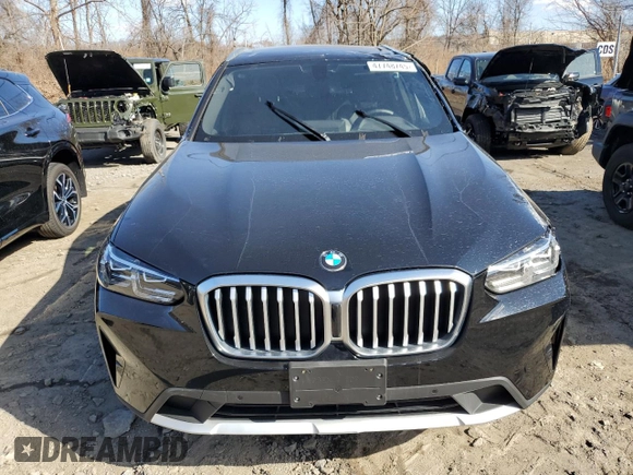 2023 BMW X3 xDrive30i with VIN 5UX53DP01P9R97895, listed as a Copart auction lot 47748745 with 18,193 mi miles and Salvage Title. Bid and sale history available at carsss.com. Image 5.
