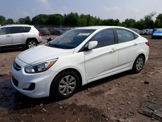 2016 Hyundai Accent SE with VIN KMHCT4AE2GU943446, listed as a Copart auction lot 59987253 with 21,654 mi miles. Bid and sale history available at carsss.com. Image 1.