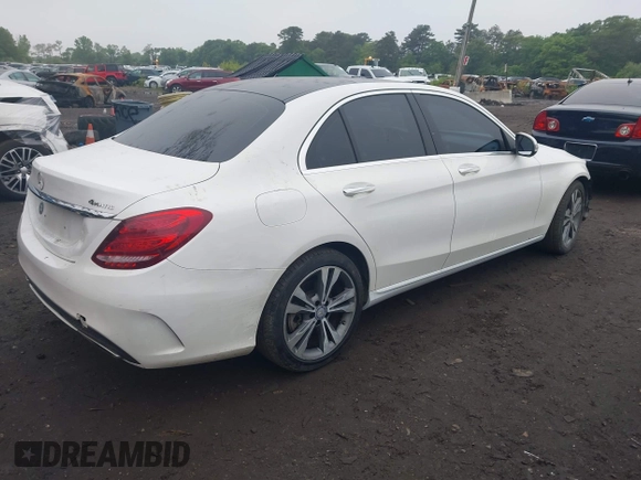 2017 Mercedes-Benz C 300 with VIN WDDWF4KBXHR253385, listed as a IAAI auction lot 42358051 with 87,385 mi miles and . Bid and sale history available at DreamBid. Image 4.