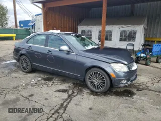 2009 Mercedes-Benz C 300 Sport with VIN WDDGF81X79F281415, listed as a Copart auction lot 49566545 with 70,365 mi miles and Salvage title. Bid and sale history available at DreamBid. Image 4.