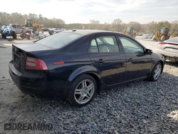 2008 Acura TL with VIN 19UUA66288A049819, listed as a Copart auction lot 49431255 with 154,967 mi miles and Salvage Title. Bid and sale history available at carsss.com. Image 3.