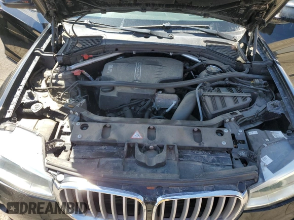 2016 BMW X3 xDrive28i z VIN 5UXWX9C54G0D81378, wystawiony jako Copart lot #54954125 z przebiegiem 83 478 mil mil oraz Szkoda całkowita • Salvage title. Historia ofert i sprzedaży dostępna na DreamBid. Obrazek 11.