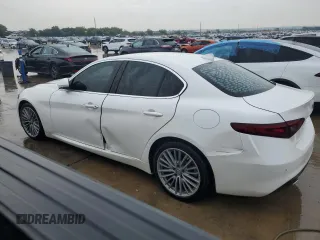 2017 Alfa Romeo Giulia Ti z VIN ZARFAECN1H7551994, wystawiony jako Copart lot #69344404 z przebiegiem 59 276 mil mil oraz Tytuł czysty. Historia ofert i sprzedaży dostępna na DreamBid. Obrazek 2.