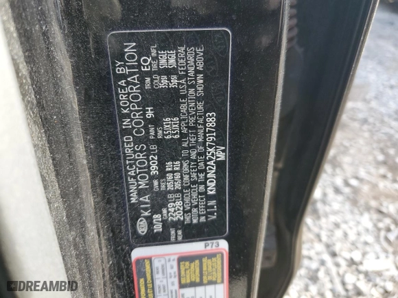2019 Kia Soul with VIN KNDJN2A25K7917883, listed as a Copart auction lot 44585855 with 97,765 mi miles and Salvage Title. Bid and sale history available at carsss.com. Image 14.