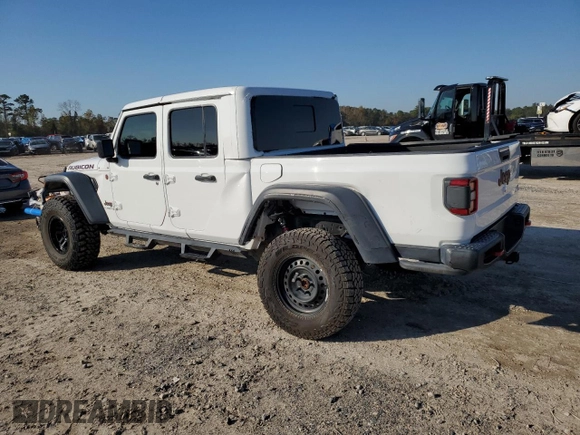2022 Jeep Gladiator Rubicon with VIN 1C6JJTBG6NL142413, listed as a Copart auction lot 86098244 with 20,750 mi miles and Salvage title. Bid and sale history available at DreamBid. Image 2.