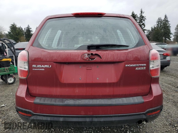 2015 Subaru Forester 2.5i with VIN JF2SJAAC6FG817043, listed as a Copart auction lot 46461615 with 80,895 mi miles and Salvage Title. Bid and sale history available at carsss.com. Image 6.
