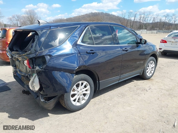 2020 Chevrolet Equinox LT with VIN 3GNAXTEV3LS602742, listed as a IAAI auction lot 41901127 with 65,669 mi miles. Bid and sale history available at carsss.com. Image 4.
