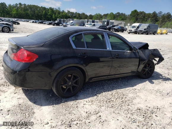 2010 Infiniti G37 Sedan x with VIN JN1CV6ARXAM453411, listed as a Copart auction lot 46631755 with 212,560 mi miles and Non Repairable. Bid and sale history available at carsss.com. Image 3.
