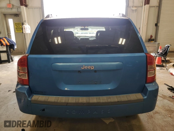 2008 Jeep Compass Sport with VIN 1J8FT47W48D795215, listed as a Copart auction lot 52380185 with 149,164 mi miles and Clean Title. Bid and sale history available at carsss.com. Image 6.