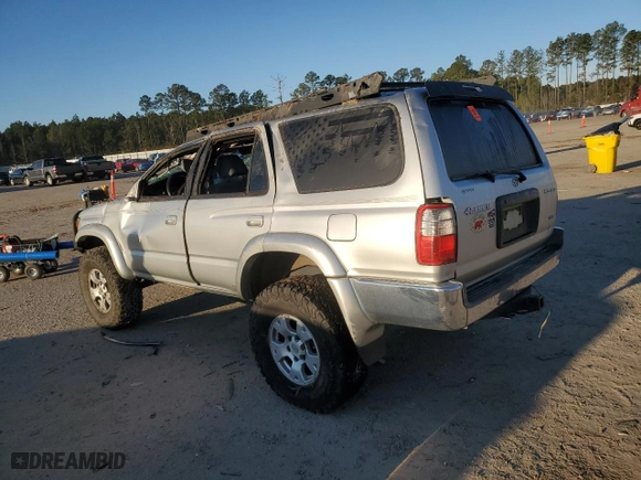 2000 Toyota 4Runner SR5 with VIN JT3HN86R2Y0314063, listed as a Copart auction lot 42009585 with 0 mi miles and Salvage Title. Bid and sale history available at carsss.com. Image 2.