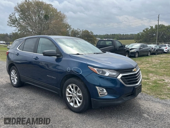 2021 Chevrolet Equinox LT with VIN 3GNAXJEV6ML378169, listed as a Copart auction lot 48204375 with 98,349 mi miles and Clean title. Bid and sale history available at DreamBid. Image 1.