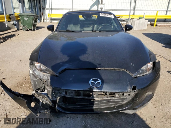 2017 Mazda MX-5 Miata Grand Touring with VIN JM1NDAD79H0120768, listed as a Copart auction lot 56358655 with 39,504 mi miles and Salvage title. Bid and sale history available at DreamBid. Image 5.