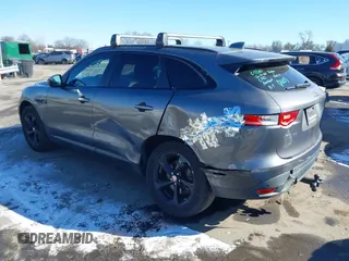 2018 Jaguar F-Pace 30t Premium with VIN SADCJ2GX4JA290073, listed as a IAAI auction lot 41399044 with 106,624 mi miles and . Bid and sale history available at DreamBid. Image 3.
