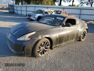 2015 Nissan 370Z with VIN JN1AZ4EH8FM444456, listed as a Copart auction lot 67407134 with 58,513 mi miles and Salvage Title. Bid and sale history available at carsss.com. Image 1.