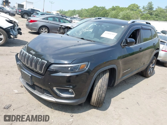 2020 Jeep Cherokee Limited with VIN 1C4PJMDX7LD522471, listed as a IAAI auction lot 42468793 with 62,226 mi miles and . Bid and sale history available at DreamBid. Image 18.