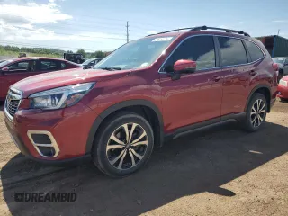 2019 Subaru Forester Limited with VIN JF2SKAUC0KH537793, listed as a Copart auction lot 60649125 with 21,390 mi miles and Clean title. Bid and sale history available at DreamBid. Image 1.