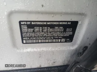 2022 BMW X1 xDrive28i z VIN WBXJG9C02N5V14574, wystawiony jako Copart lot #43834285 z przebiegiem 63 266 mil mil oraz Szkoda całkowita • Salvage title. Historia ofert i sprzedaży dostępna na DreamBid. Obrazek 12.