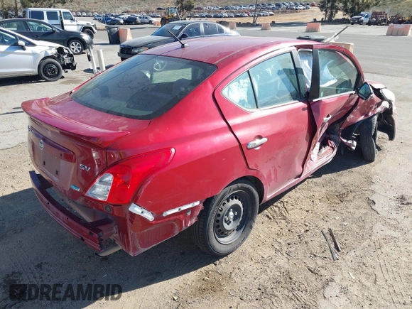 2015 Nissan Versa SV with VIN 3N1CN7APXFL906108, listed as a IAAI auction lot 41674926 with 135,613 mi miles. Bid and sale history available at carsss.com. Image 4.