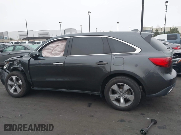 2014 Acura MDX with VIN 5FRYD3H27EB009798, listed as a IAAI auction lot 41884852 with 124,318 mi miles. Bid and sale history available at carsss.com. Image 15.
