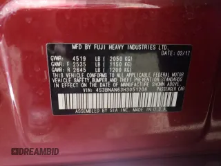2017 Subaru Legacy Limited с VIN 4S3BNAN63H3051208, выставлен на аукционе Copart как лот 50306675 с пробегом 101 705 миль миль и Списание • Salvage title. История ставок и продаж доступна на DreamBid. Изображение 12.