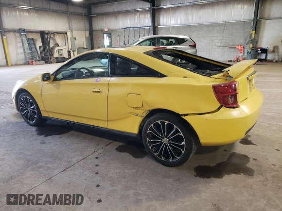 2003 Toyota Celica GT with VIN JTDDR32T930150872, listed as a Copart auction lot 76353954 with 129,294 mi miles and Salvage Title. Bid and sale history available at carsss.com. Image 2.