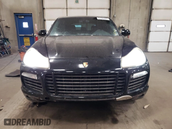 2008 Porsche Cayenne Turbo with VIN WP1AC29P58LA83408, listed as a Copart auction lot 41396465 with 93,235 mi miles and Salvage Title. Bid and sale history available at carsss.com. Image 5.