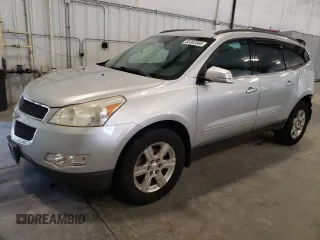 2012 Chevrolet Traverse 1LT z VIN 1GNKVGED4CJ413222, wystawiony jako Copart lot #52352345 z przebiegiem 166 780 mil mil oraz Szkody całkowita. Historia ofert i sprzedaży dostępna na DreamBid. Obrazek 1.