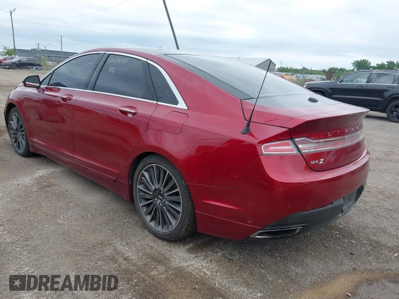 2013 Lincoln MKZ z VIN 3LN6L2G95DR806631, wystawiony jako IAAI lot #42663137 z przebiegiem 167 646 mil mil oraz . Historia ofert i sprzedaży dostępna na DreamBid. Obrazek 3.