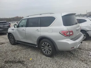 2018 Nissan Armada SL with VIN JN8AY2NC5J9550033, listed as a Copart auction lot 82569174 with 187,516 mi miles and Salvage Title. Bid and sale history available at carsss.com. Image 2.