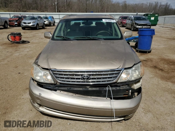 2001 Toyota Avalon XL w/Bucket Seats with VIN 4T1BF28B51U162835, listed as a Copart auction lot 49166615 with 305,832 mi miles and Salvage Title. Bid and sale history available at carsss.com. Image 5.