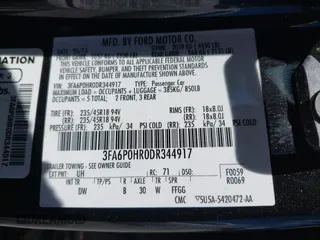 2013 Ford Fusion SE with VIN 3FA6P0HR0DR344917, listed as a IAAI auction lot 42800597 with 82,730 mi miles and . Bid and sale history available at DreamBid. Image 9.