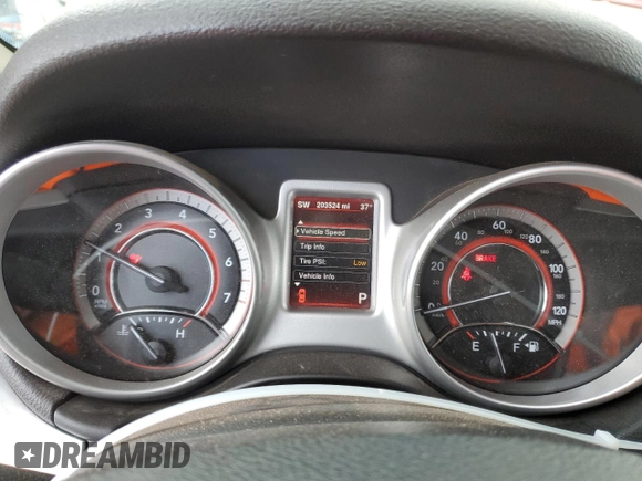 2013 Dodge Journey R/T with VIN 3C4PDDEG1DT595269, listed as a Copart auction lot 79164814 with 203,524 mi miles and Salvage title. Bid and sale history available at DreamBid. Image 9.