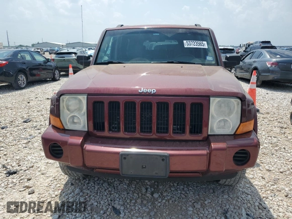 2006 Jeep Commander z VIN 1J8HH48K66C369227, wystawiony jako Copart lot #53723565 z przebiegiem 193 303 mil mil oraz Szkoda całkowita • Salvage title. Historia ofert i sprzedaży dostępna na DreamBid. Obrazek 5.