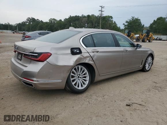 2021 BMW 7 Series z VIN WBA7W4C07MCF50137, wystawiony jako Copart lot #56453774 z przebiegiem 21 314 mil mil oraz . Historia ofert i sprzedaży dostępna na DreamBid. Obrazek 3.