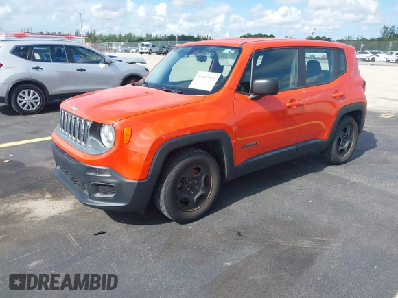 2017 Jeep Renegade Sport with VIN ZACCJAAB6HPF88556, listed as a IAAI auction lot 42687364 with 87,120 mi miles and . Bid and sale history available at DreamBid. Image 17.