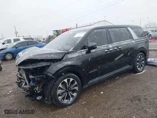 2022 Kia Carnival EX with VIN KNDNC5H35N6078707, listed as a IAAI auction lot 41010927 with 65,047 mi miles. Bid and sale history available at carsss.com. Image 18.
