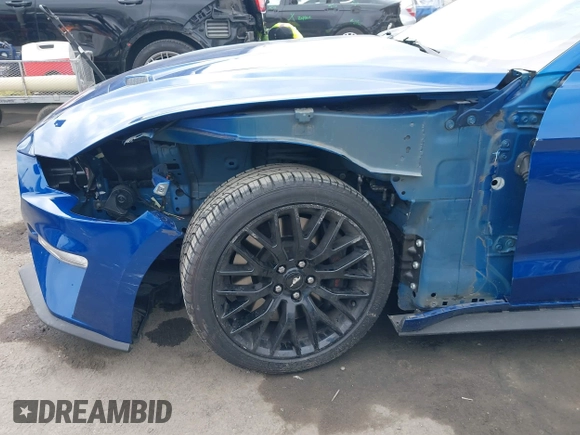 2018 Ford Mustang GT z VIN 1FA6P8CF2J5127010, wystawiony jako IAAI lot #42077900 z przebiegiem 77 023 mil mil oraz . Historia ofert i sprzedaży dostępna na DreamBid. Obrazek 6.
