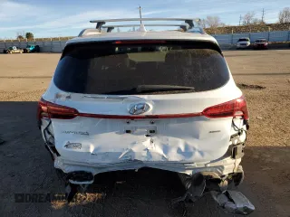2022 Hyundai Santa Fe SEL with VIN 5NMS2DAJ0NH418955, listed as a Copart auction lot 50609365 with 27,860 mi miles and Salvage Title. Bid and sale history available at carsss.com. Image 6.
