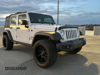 2018 Jeep Wrangler JK Unlimited Sport S with VIN 1C4BJWDG3JL805961, listed as a Copart auction lot 42876675 with 58,839 mi miles and Salvage Title. Bid and sale history available at carsss.com. Image 1.