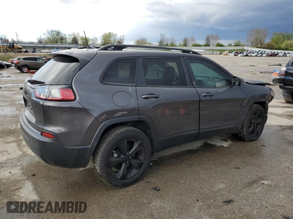 2020 Jeep Cherokee Altitude with VIN 1C4PJLLB3LD606481, listed as a Copart auction lot 52720835 with 74,698 mi miles and Salvage title. Bid and sale history available at DreamBid. Image 3.