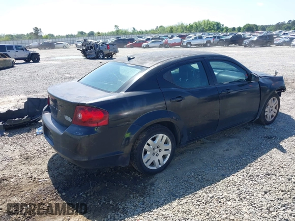 2014 Dodge Avenger SE with VIN 1C3CDZAB2EN170042, listed as a IAAI auction lot 41983094 with 168,760 mi miles and . Bid and sale history available at DreamBid. Image 4.