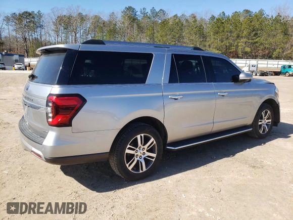 2022 Ford Expedition Max Limited with VIN 1FMJK2ATXNEA42300, listed as a Copart auction lot 46443075 with 68,628 mi miles and Salvage title. Bid and sale history available at DreamBid. Image 3.