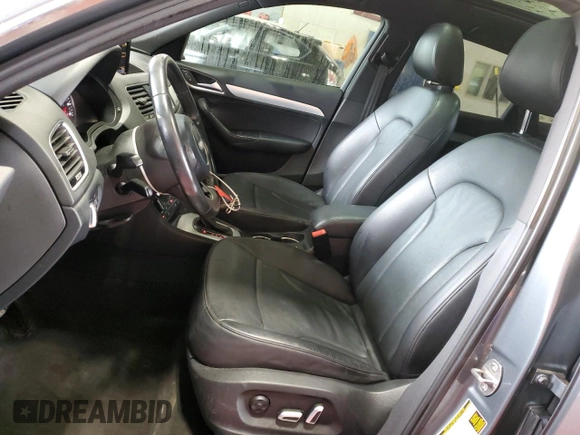 2016 Audi Q3 Premium Plus with VIN WA1EFCFS4GR018421, listed as a Copart auction lot 59670615 with 96,763 mi miles and Salvage title. Bid and sale history available at DreamBid. Image 7.