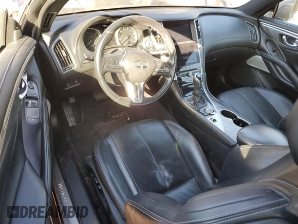 2021 Infiniti Q60 Luxe z VIN JN1EV7KL5MM470730, wystawiony jako Copart lot #42765615 z przebiegiem 29 787 mil mil oraz Szkoda całkowita • Salvage title. Historia ofert i sprzedaży dostępna na DreamBid. Obrazek 8.