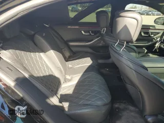 2023 Mercedes-Benz S-Class S 580 with VIN W1K6G7GB2PA169565, listed as a Copart auction lot 85590864 with 19,951 mi miles and Salvage Title. Bid and sale history available at carsss.com. Image 10.