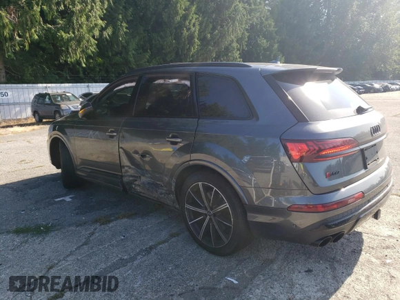 2021 Audi SQ7 Prestige z VIN WA1VWBF78MD011275, wystawiony jako Copart lot #62351474 z przebiegiem 38 368 mil mil oraz Szkoda całkowita • Salvage title. Historia ofert i sprzedaży dostępna na DreamBid. Obrazek 2.