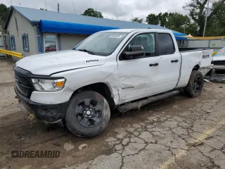 2020 Ram 1500 Tradesman with VIN 1C6RRFCG5LN264953, listed as a Copart auction lot 70284414 with 96,836 mi miles and Salvage title. Bid and sale history available at DreamBid. Image 1.