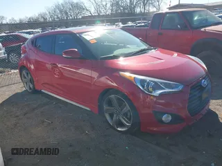 2013 Hyundai Veloster Turbo with VIN KMHTC6AE8DU103078, listed as a IAAI auction lot 41748180 with 91,835 mi miles and . Bid and sale history available at DreamBid. Image 1.