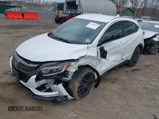 2022 Honda HR-V Sport with VIN 3CZRU6H18NM776130, listed as a IAAI auction lot 41894467 with 12,731 mi miles and . Bid and sale history available at carsss.com. Image 2.