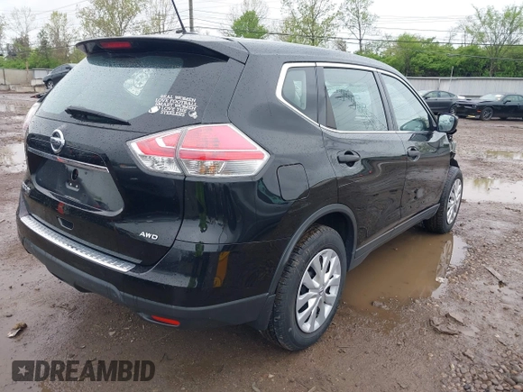 2016 Nissan Rogue SV with VIN KNMAT2MV7GP630919, listed as a IAAI auction lot 42101911 with 89,134 mi miles. Bid and sale history available at carsss.com. Image 4.